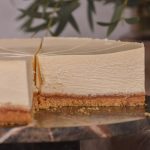 slice of rich and creamy classic cheesecake