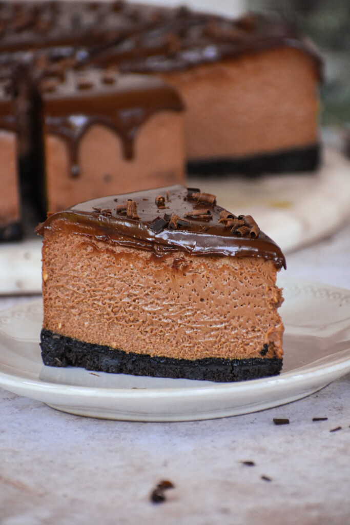 Homemade S'mores Cheesecake - Baked by an Introvert